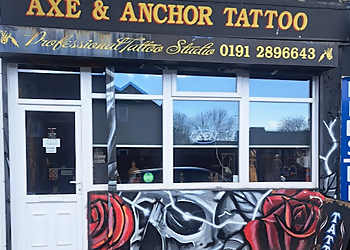 Axe & Anchor Tattoo