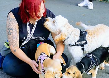 Biker Girl Dog Trainer