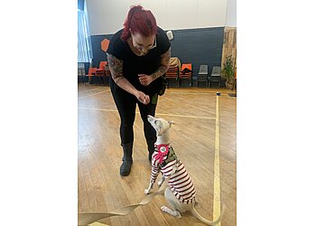 Biker Girl Dog Trainer