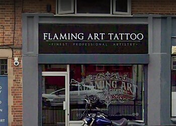 Flaming Art Tattoo