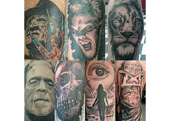 Screamin Skull Tattoo