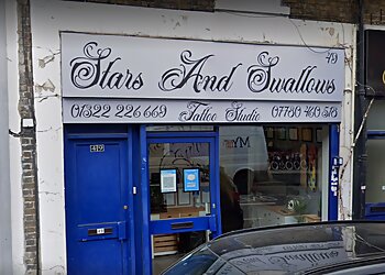 Stars and Swallows Tattoos