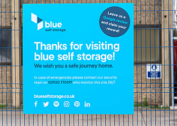 blue self storage